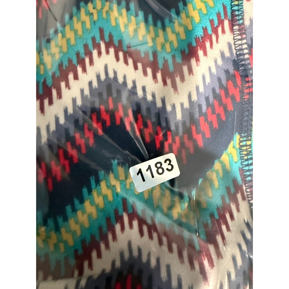 Patagonia Women XL Zigzag Chevron Print Active Leggings Multi Color STY21960 - Picture 9 of 9